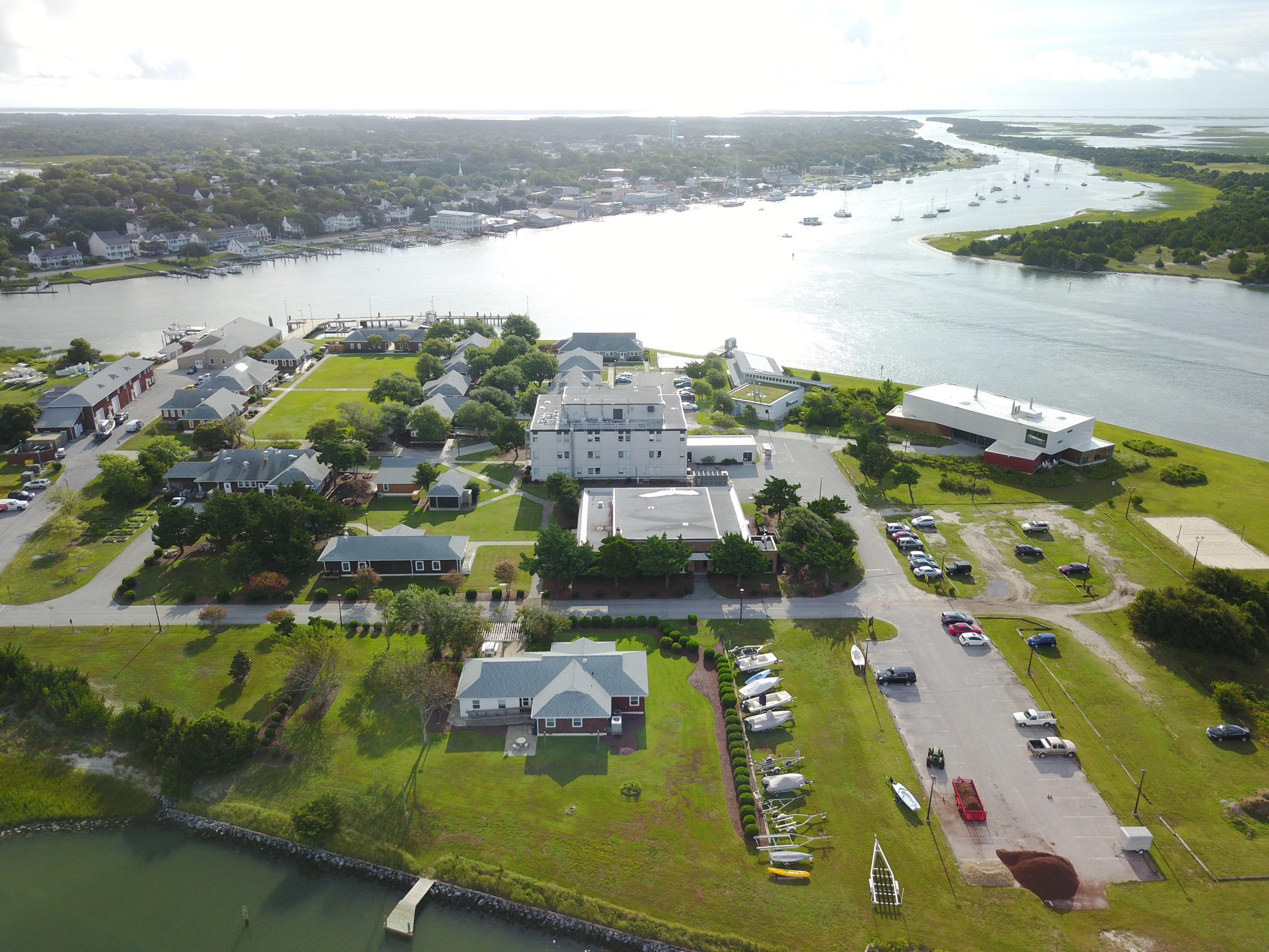 Marine Lab campus aerial shot