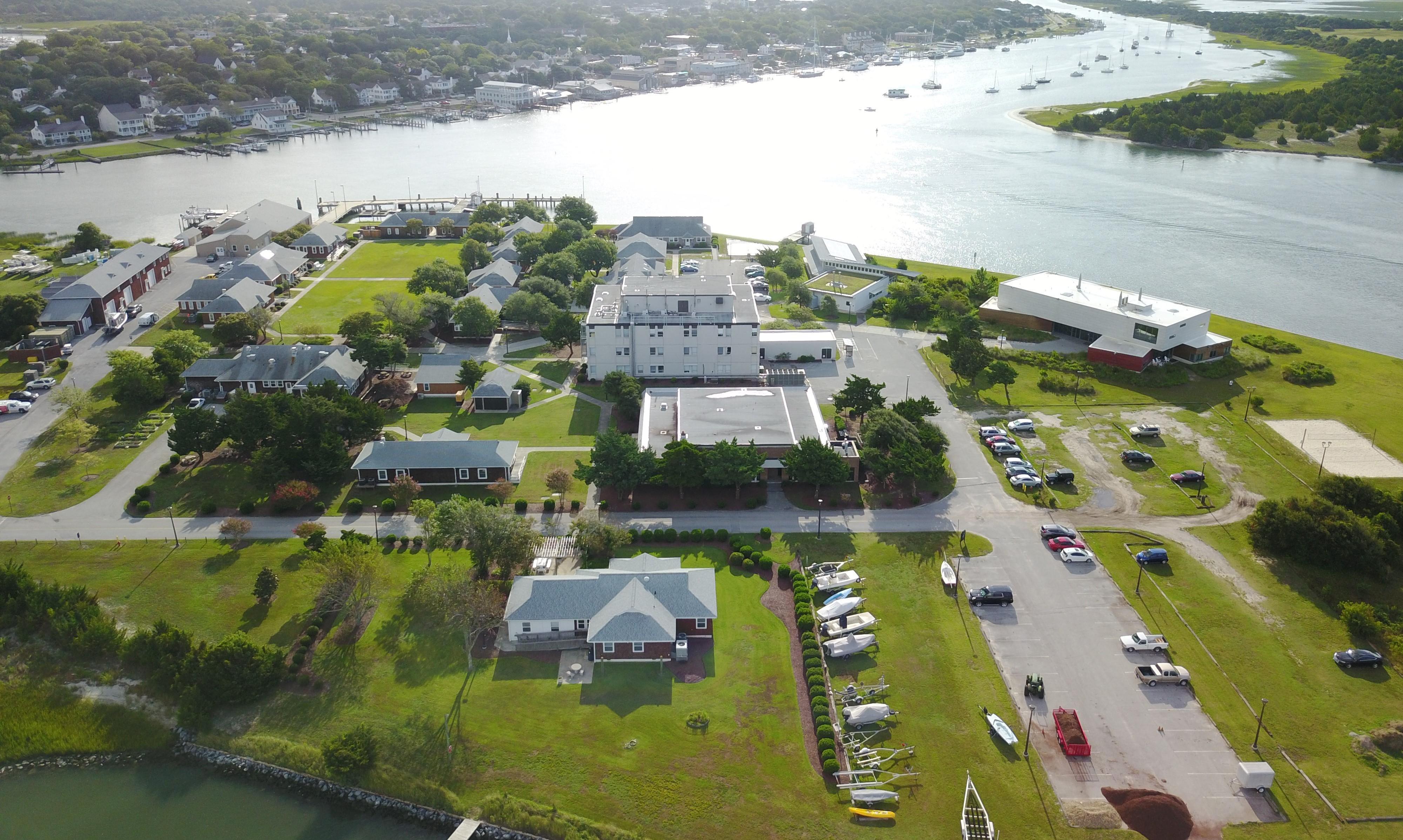 marine lab aerial view cropped