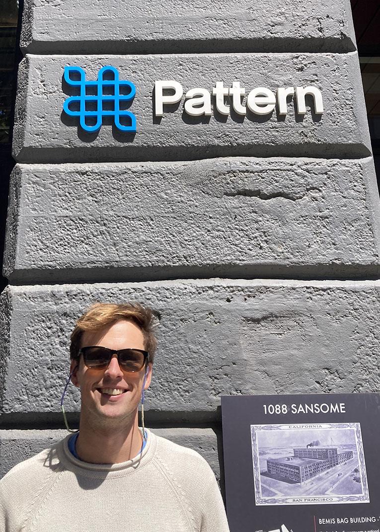 Adam Cowie-Haskell at Pattern Energy's offices