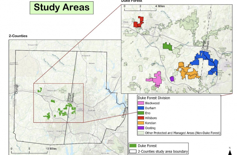 Durham County Nc Gis Gis-Based Master's Project Yields Roadmap For Conservation In A Rapidly  Growing N.c. Region | Nicholas School Of The Environment